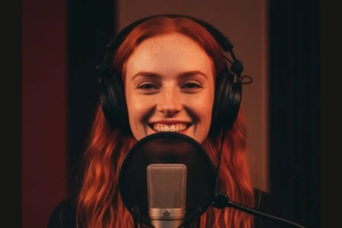 Student using sound mixer